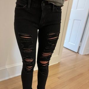 Brand new Levis 711 black skinny jeans